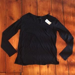 Abercrombie and Fitch navy blue long sleeve